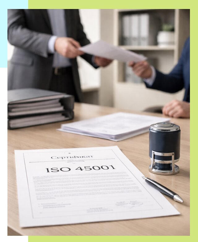Сертификат ISO 45001 в Кстове под ключ от 45828 р. | Сертэкс